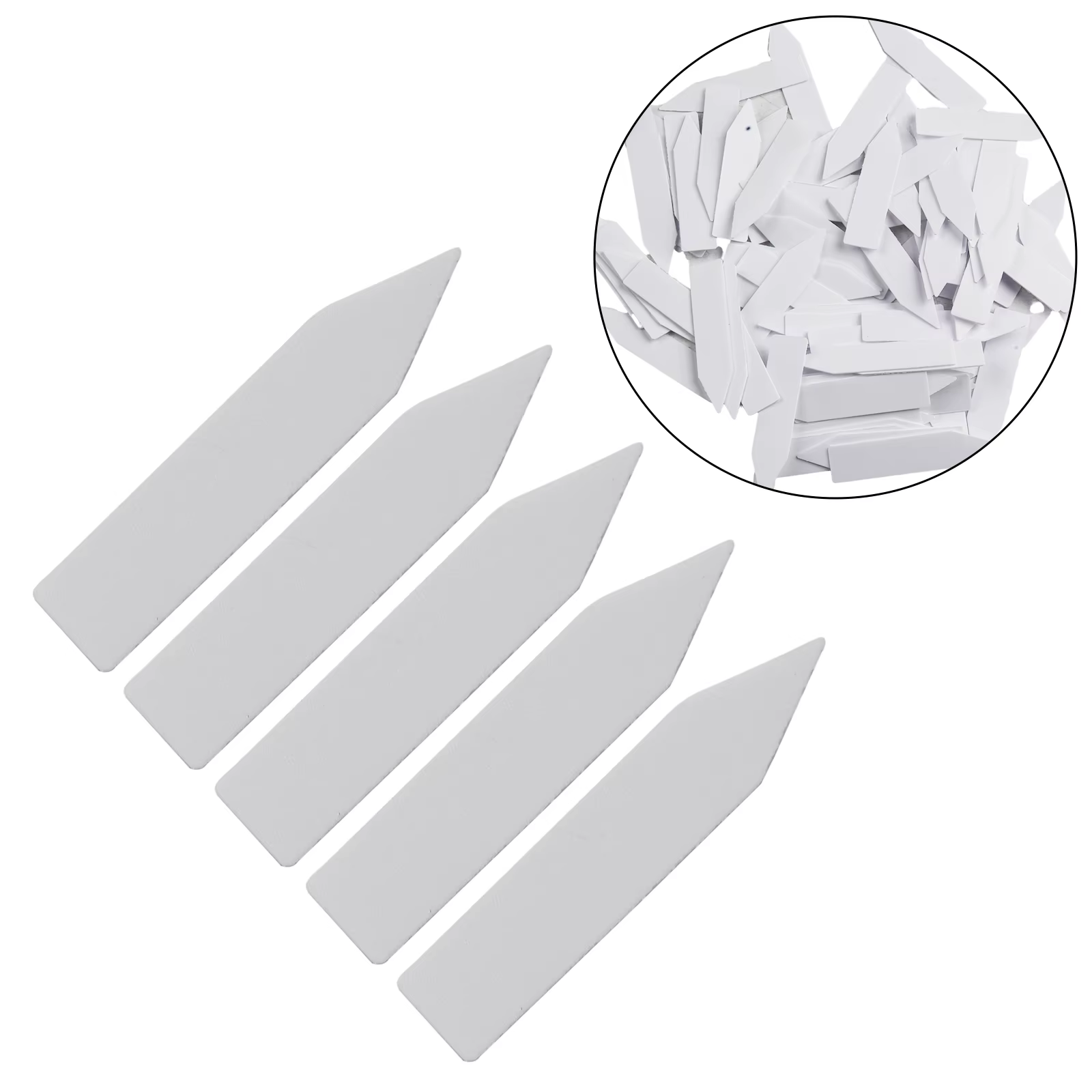 100 étiquettes de jardin en plastique pour plantes