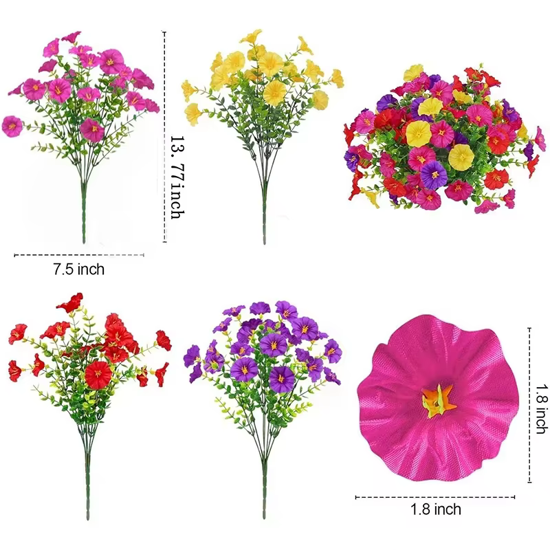 Fleurs artificielles en soie