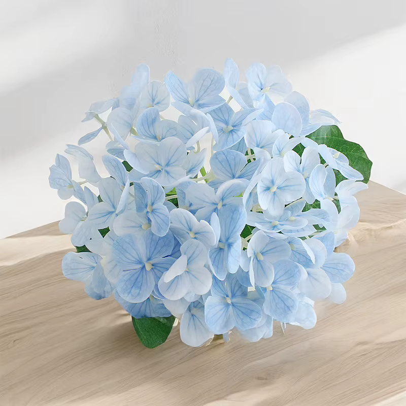 Fleur d'hortensia artificielle de 18 pouces