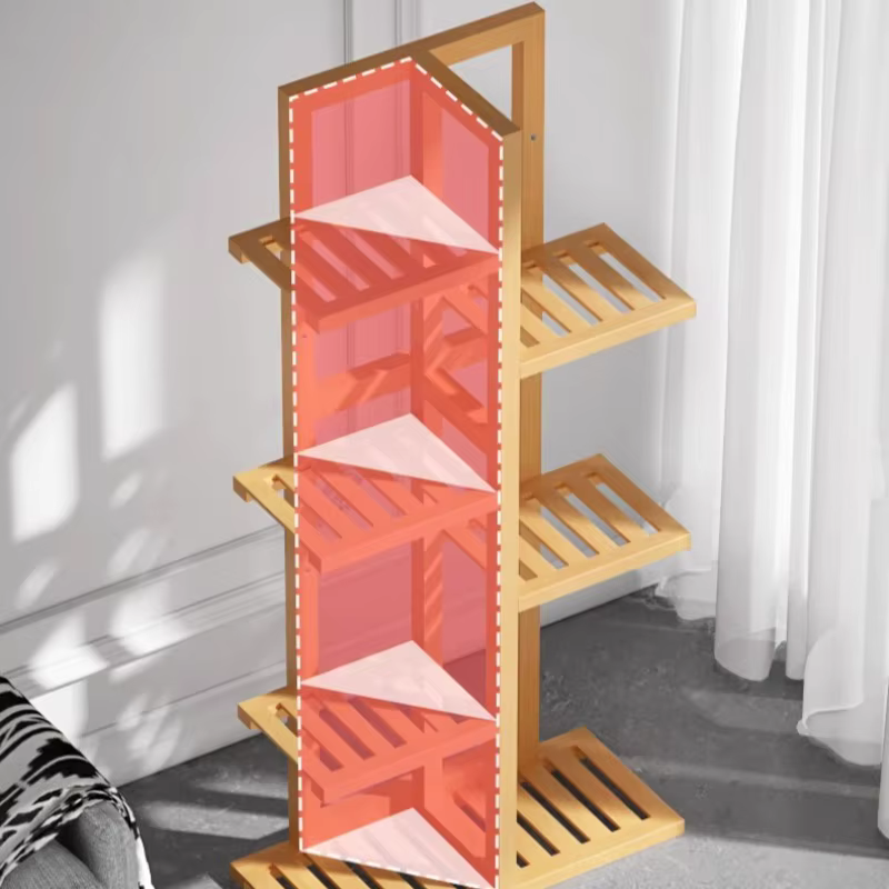 Étagère moderne en bois massif pour plantes de balcon, support d'intérieur multicouche pour Pot de fleurs, présentoir succulent pour salon