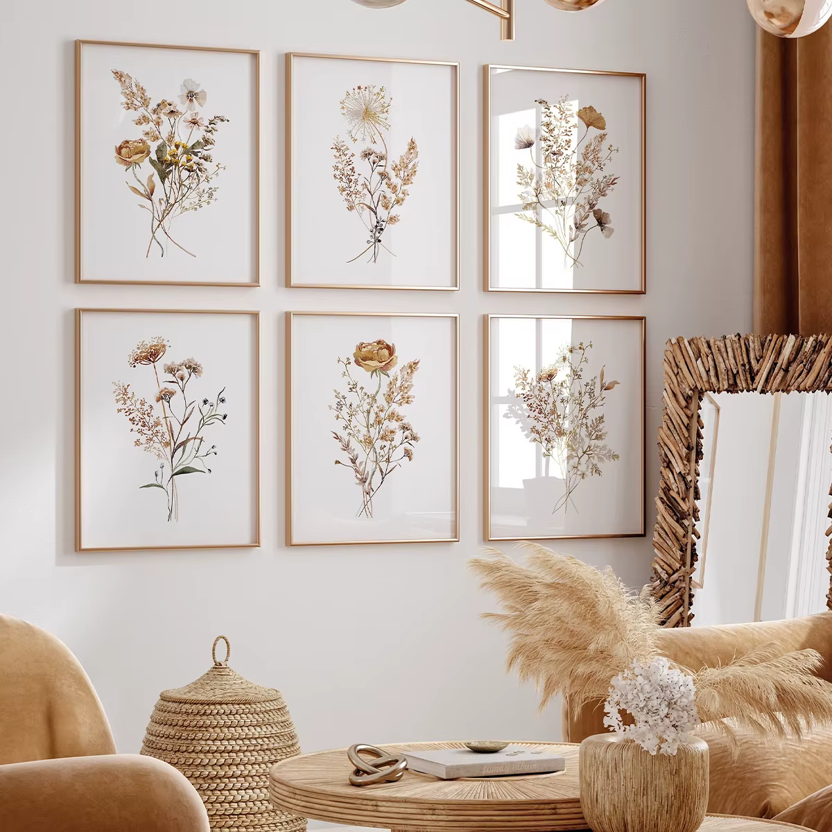 Ensemble d'affiches Boho