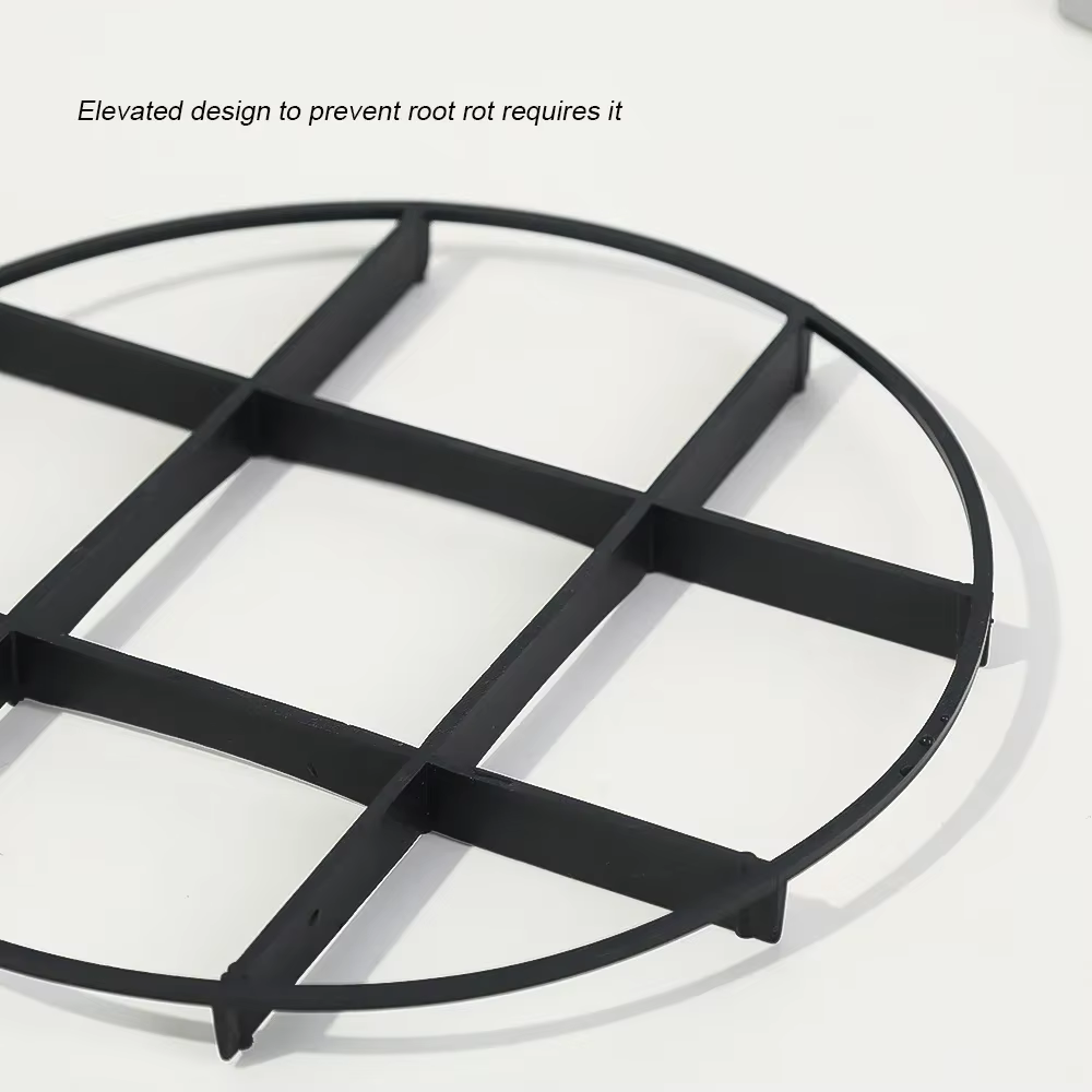 Pot de fleurs en plastique pour intérieur et extérieur