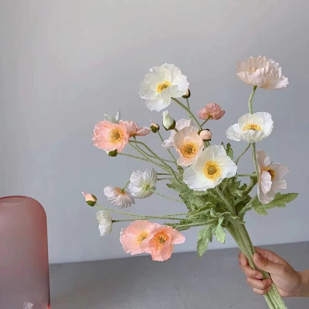 InjFlowers-Fleurs artificielles à longue tige