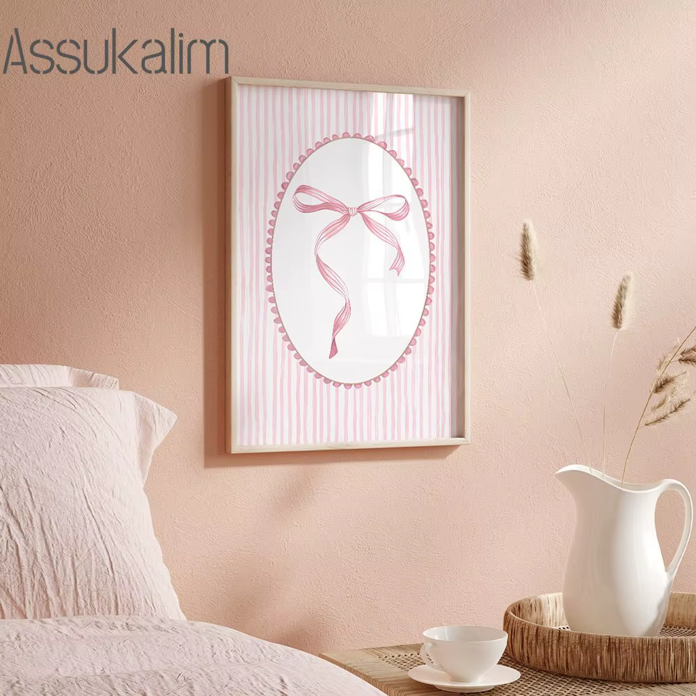 Affiche d'art Bouquet moderne rose