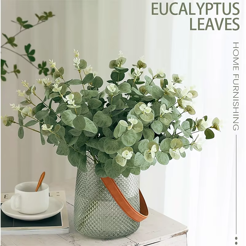 Feuilles d'eucalyptus artificielles