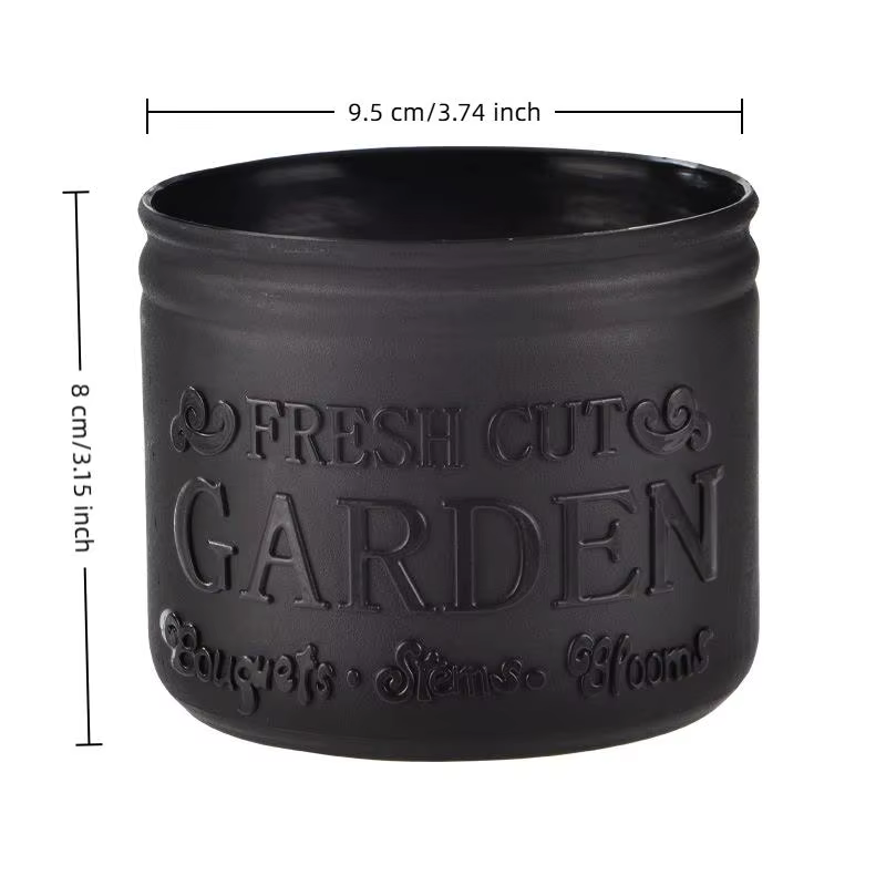 Pot de fleurs rond pour plantes succulentes