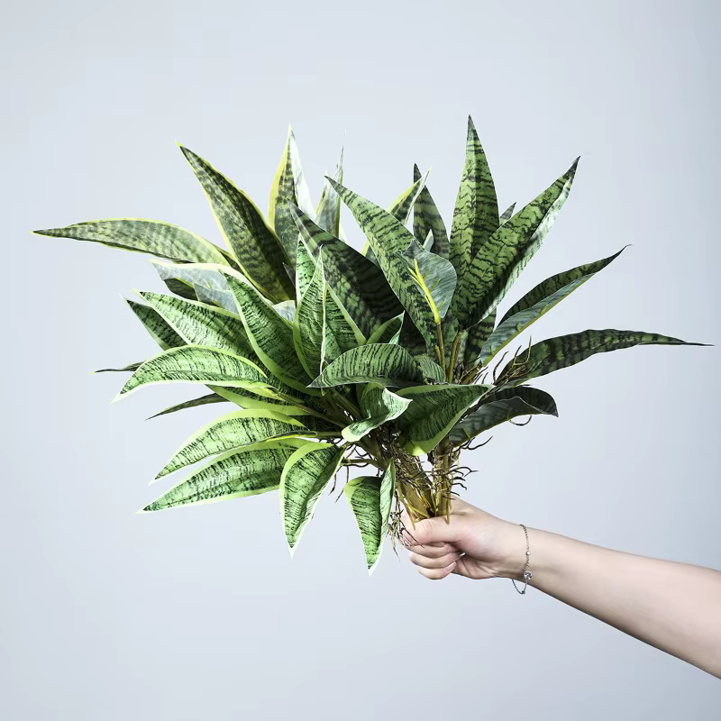 5 pièces de plantes artificielles en plastique