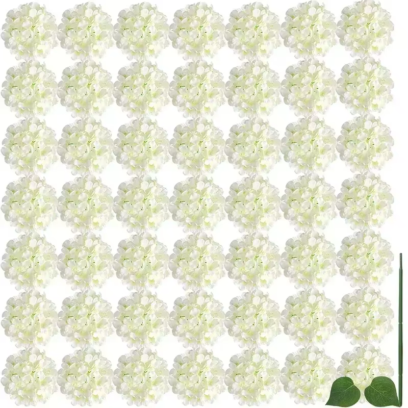 Fleurs d'hortensia artificielles