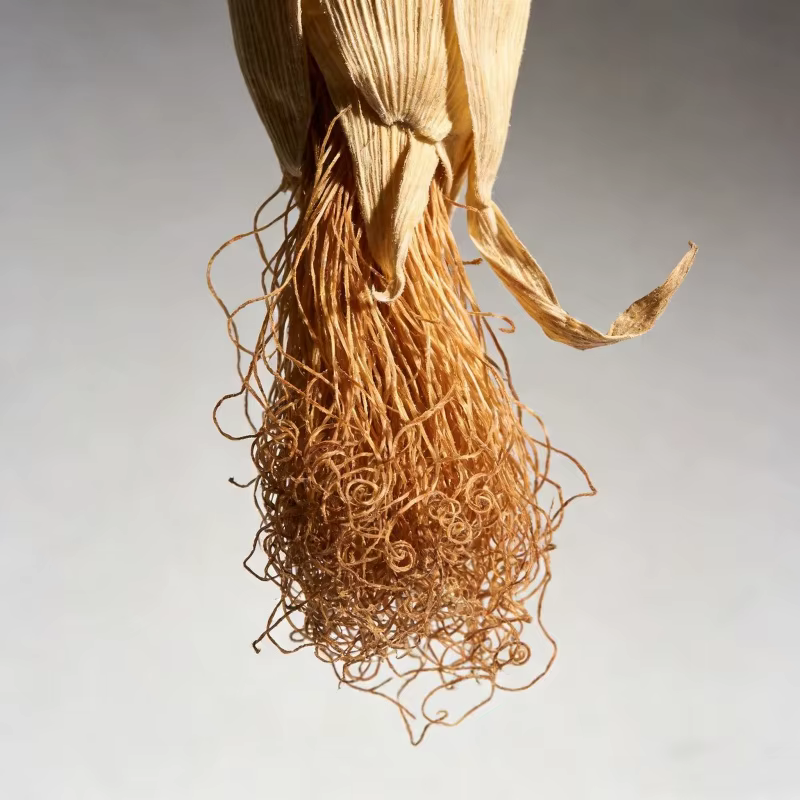 Barbe de maïs séchée naturelle (yu Mi Xu) - Remplisseur de fleurs artificielles | Décor de vacances bricolage pour