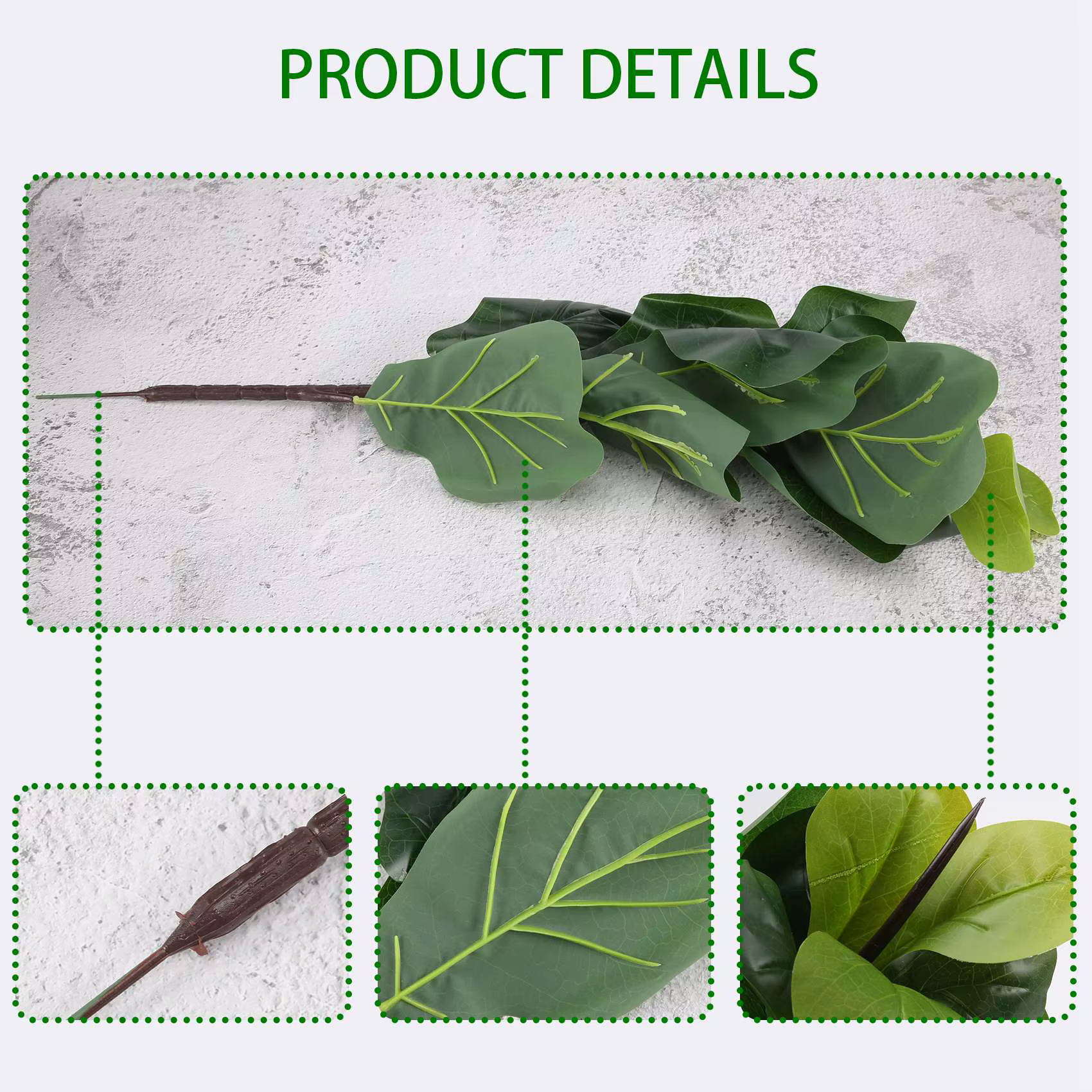 Plantes artificielles AA81 - Ficus Lyrata artificiel