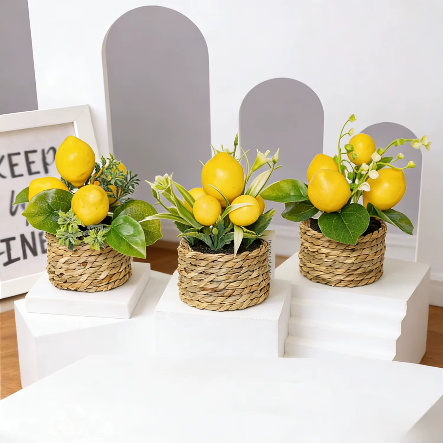 Plantes de citron artificielles
