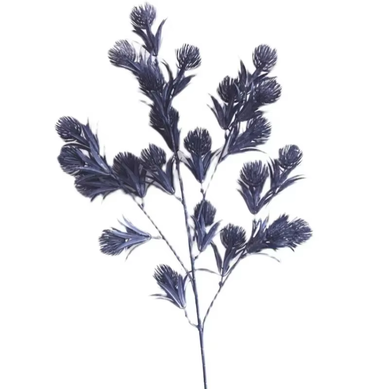 Plantes artificielles de cuir chevelu d'eucalyptus bleu brume