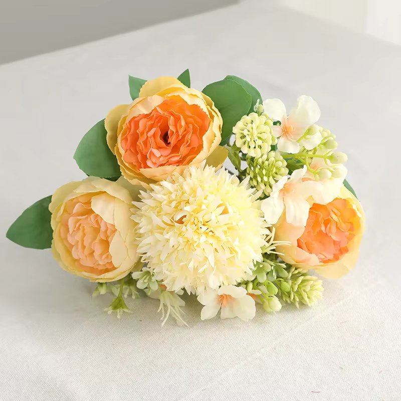 Fleurs artificielles pivoines