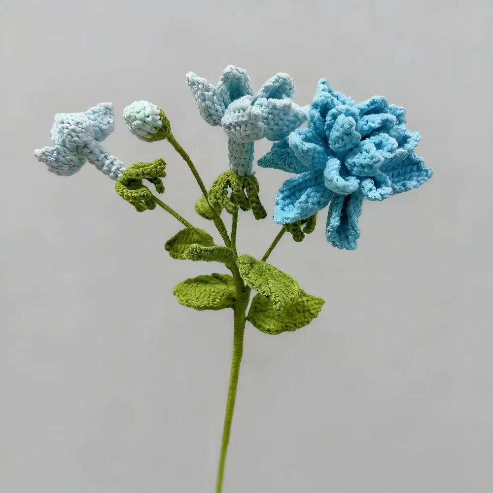 Fleur de jardinage au Crochet faite à la main