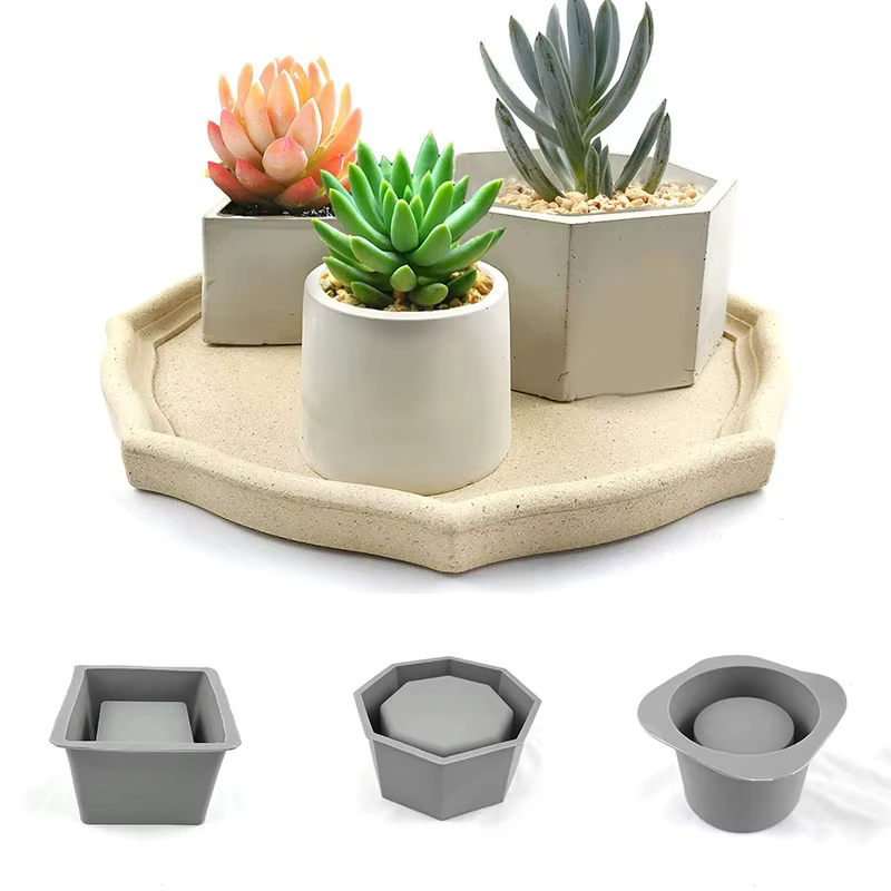 Moule en silicone pour pot de fleur