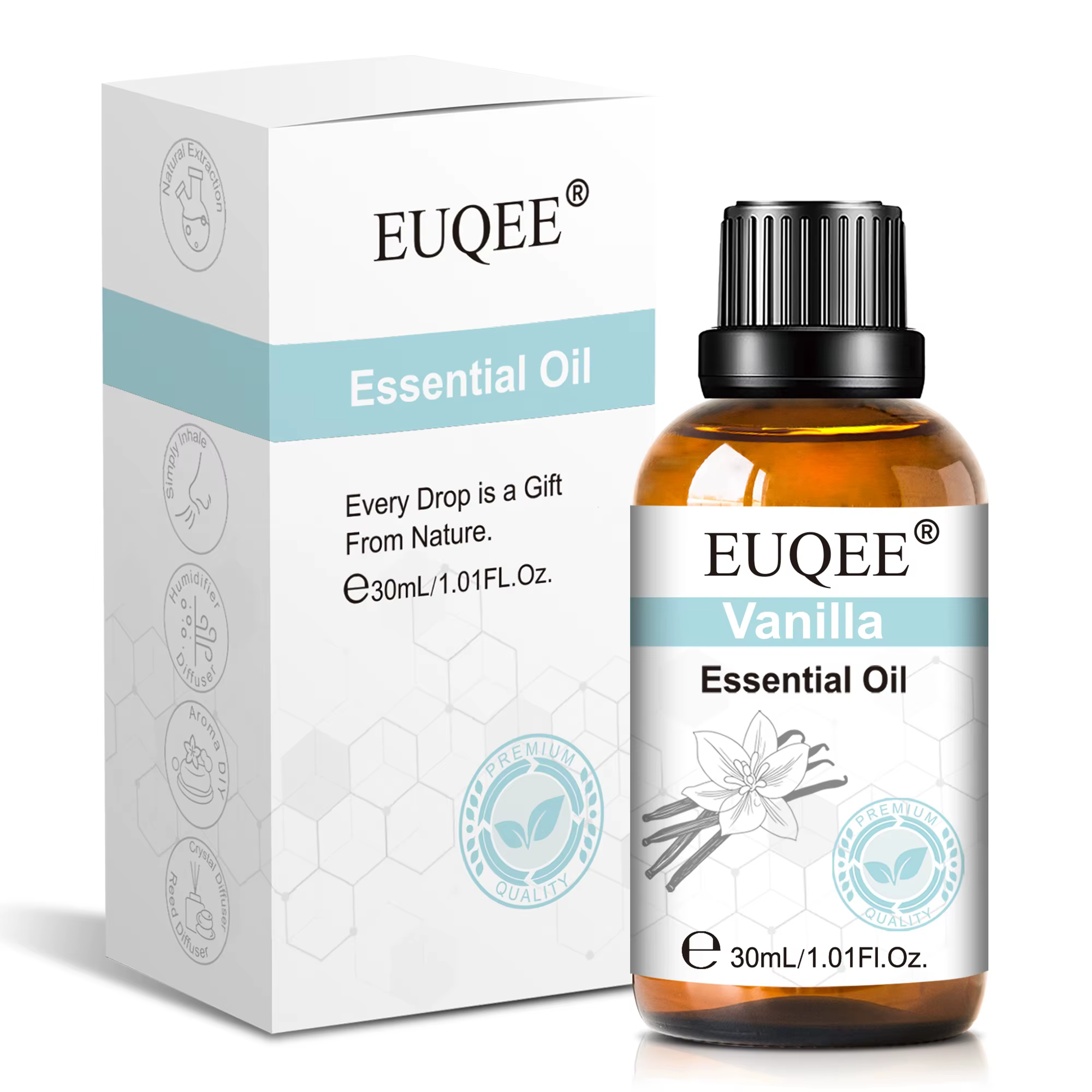 Huile essentielle Pure de 30ML, vanille, lavande, menthe, Rose, pour aromathérapie, humidificateur, bougie parfumée, encens, patchouli, huile parfumée