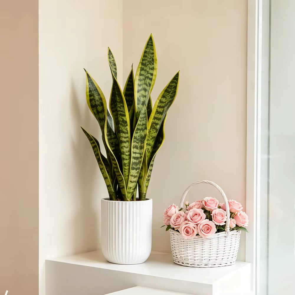 Plantes artificielles Sansevieria 31/37cm