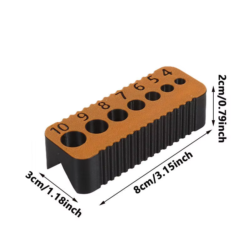 Guide de perçage pour trous de 4/5/6/7/8/9/10 mm, outil de perçage multifonctionnel, accessoire de précision, robuste, facile à utiliser