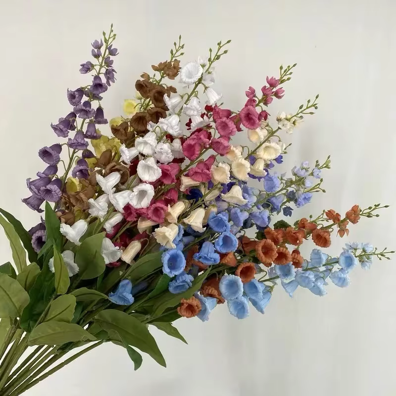 Fleurs d'orchidées en soie de luxe pour l'automne