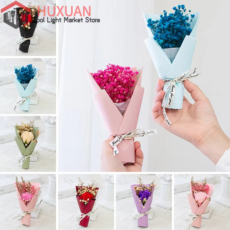 Mini petit bouquet de fleurs séchées