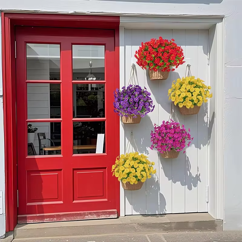 Fleurs artificielles en soie