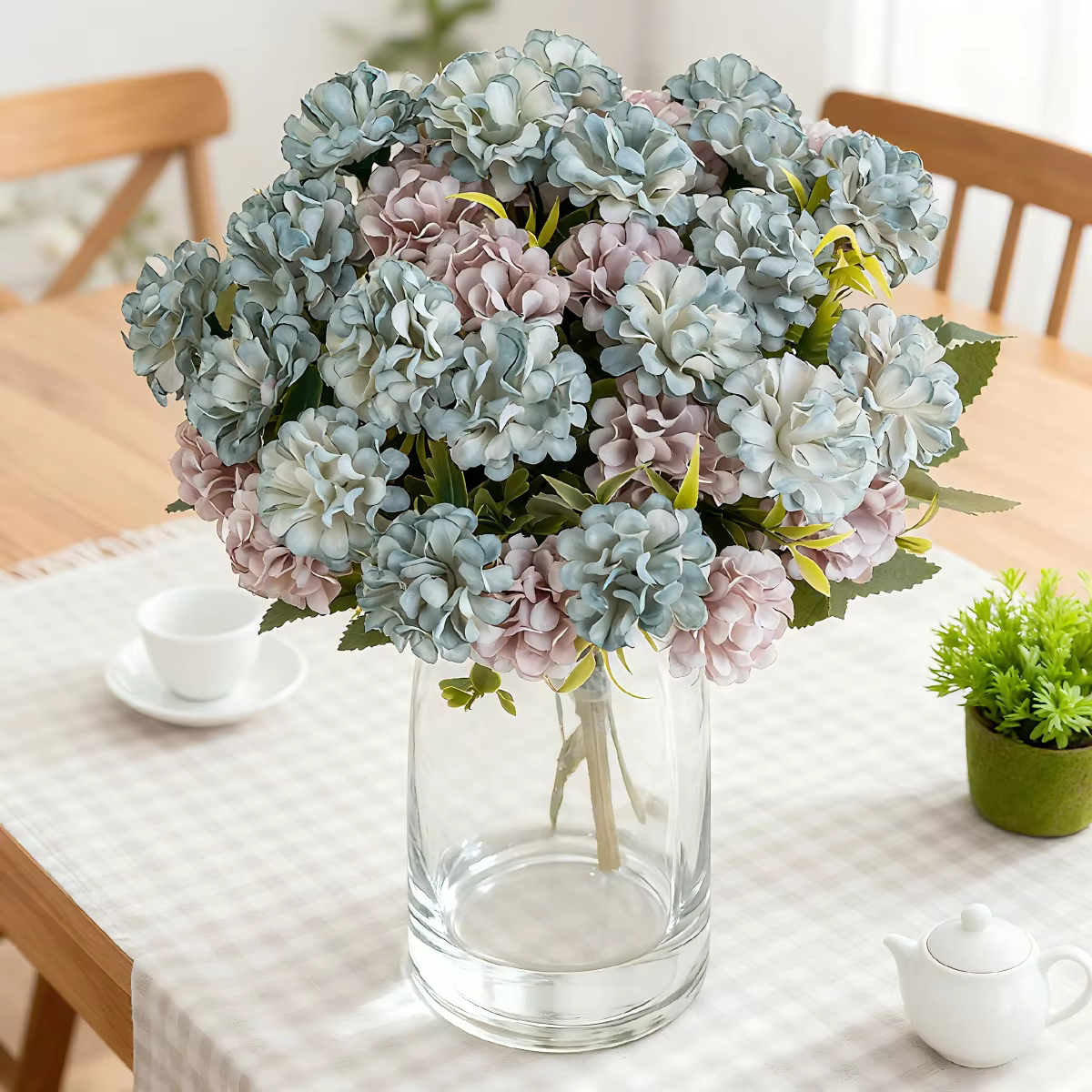 Fleurs artificielles en soie