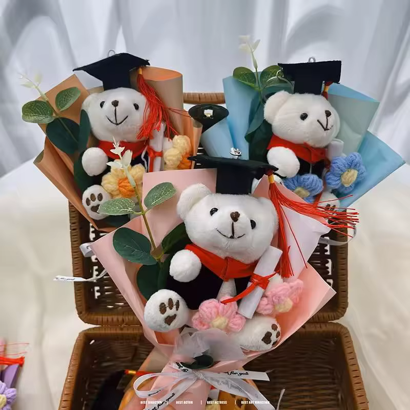Mini Bouquet de Fleurs Artificielles Dr Bear