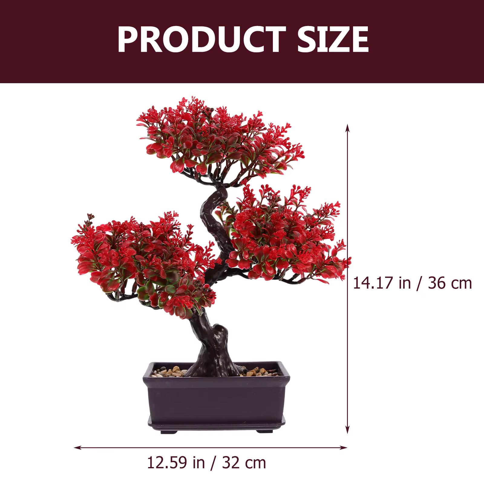 Fausses plantes en pot