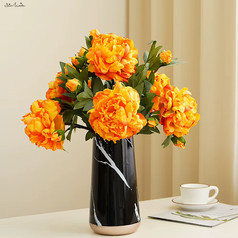 Grandes Fleurs Artificielles de Palais Vintage