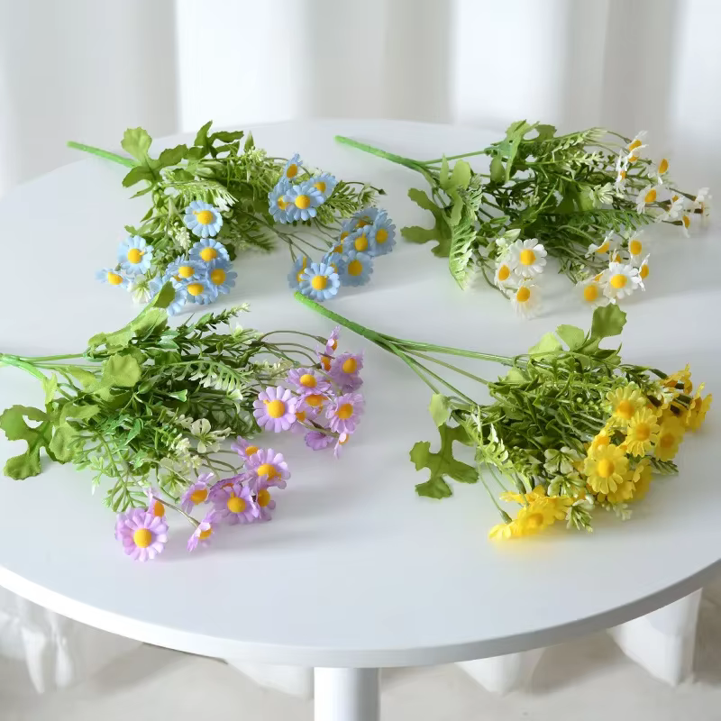 Fleur artificielle de camomille pour la décoration de la maison