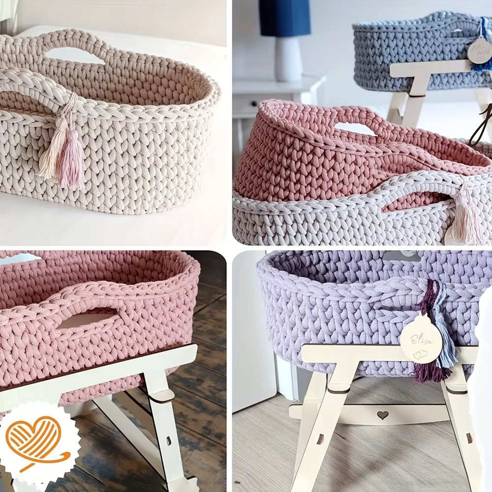 Grande base en bois pour panier de Moïse
