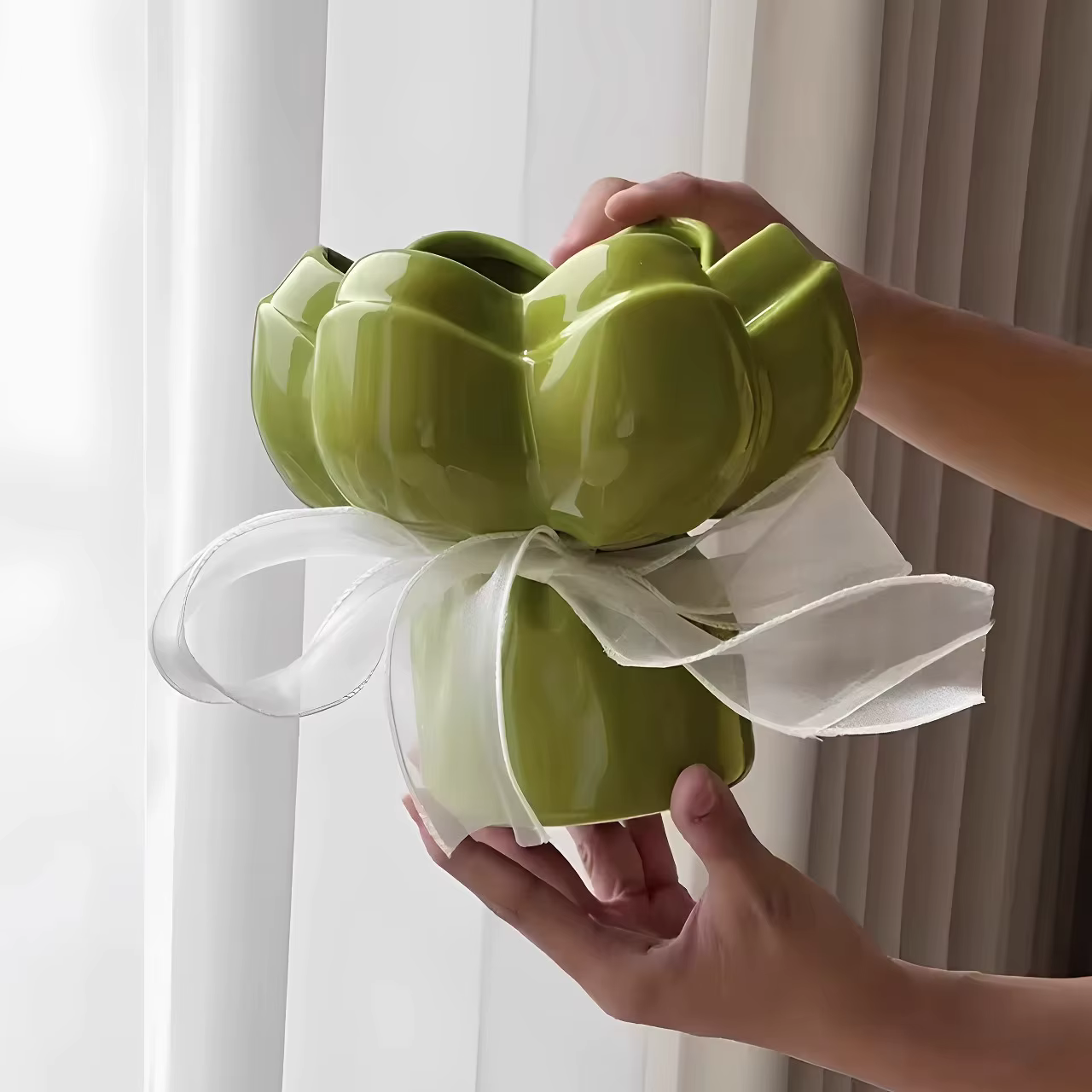 Bouquet vase ménage créatif en céramique arrangeur de fleurs hydroponique