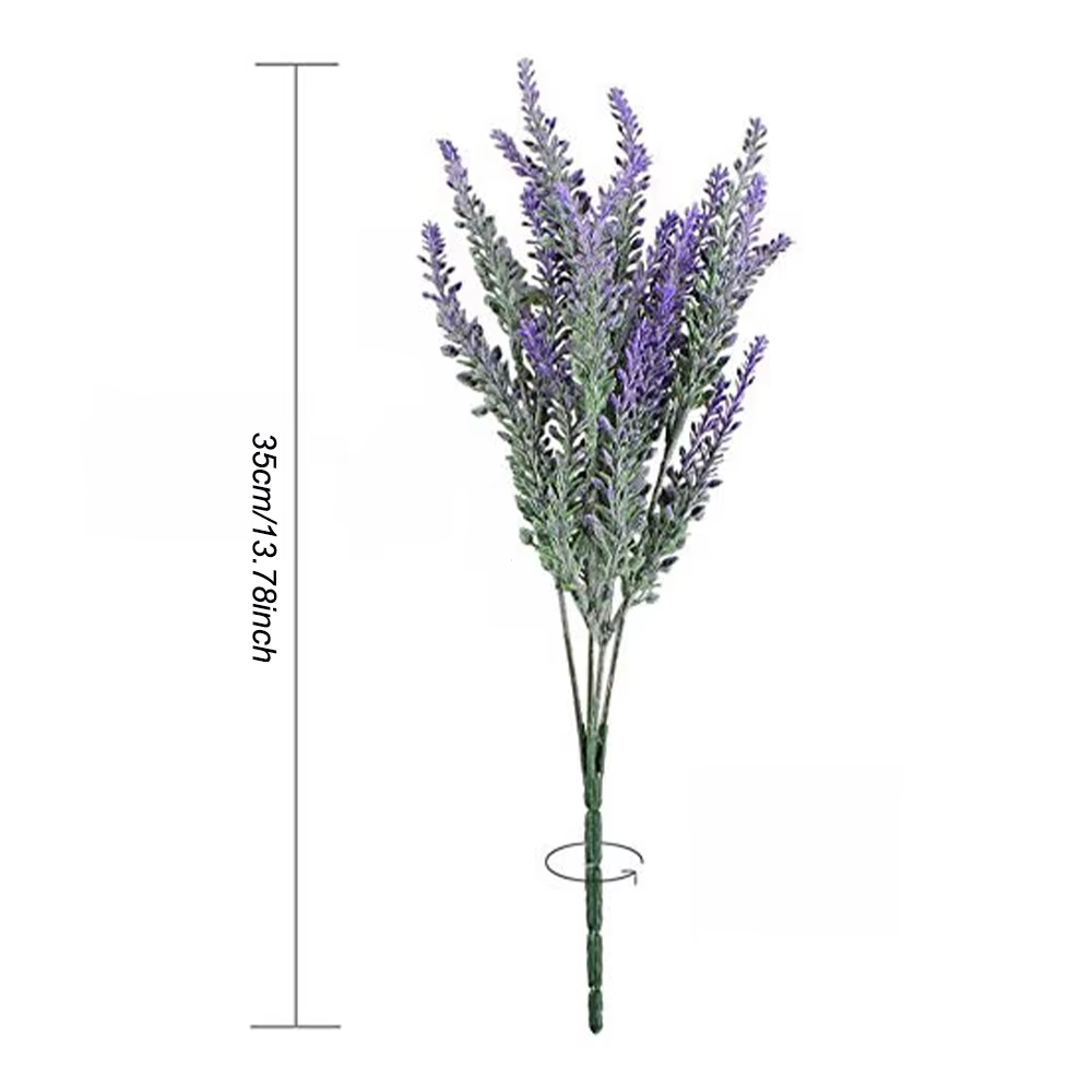Fausses fleurs de lavande artificielles