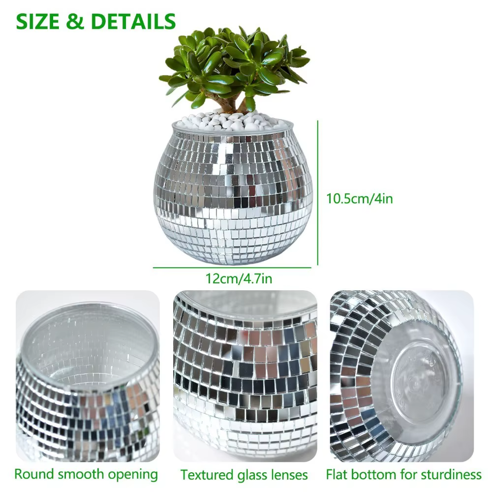 Boule Disco Pot de fleur