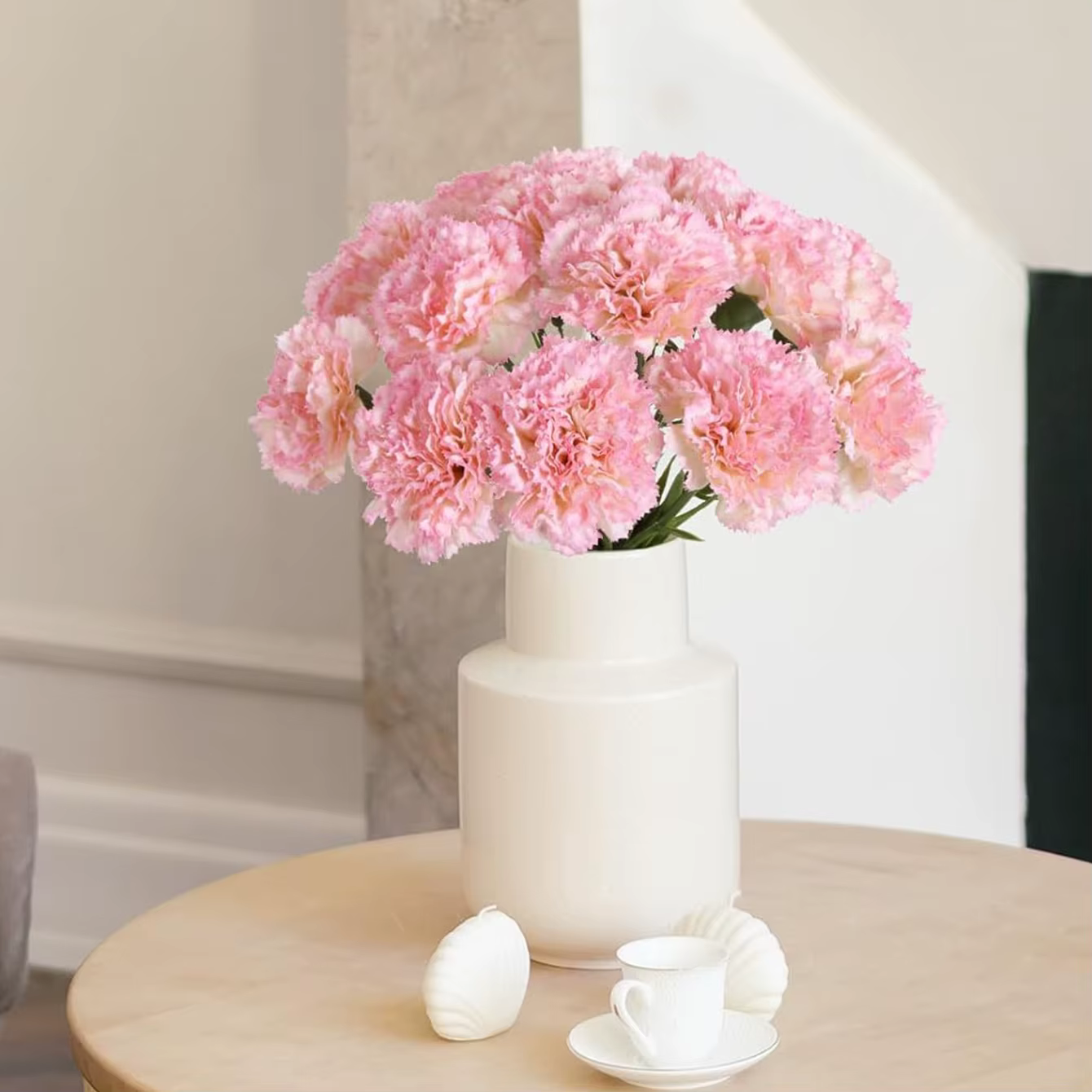 Lot de 5 fleurs artificielles en soie pas chères