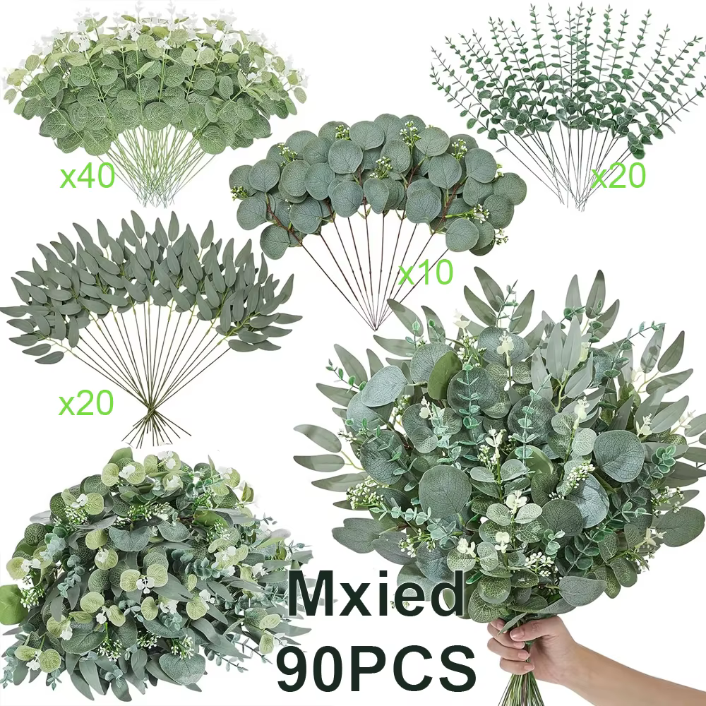 50/90 Pièces de Fleurs Artificielles