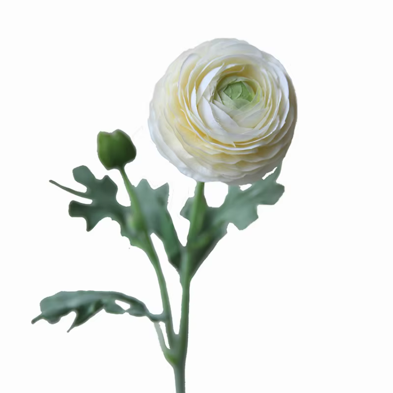 2 Têtes de Fleurs Artificielles Annie Rosée