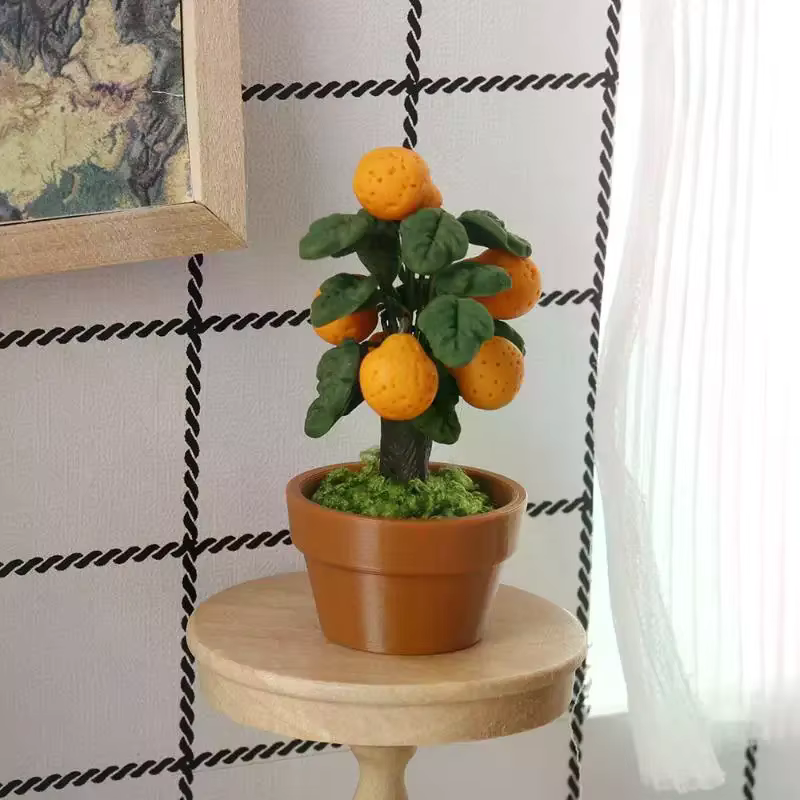 Miniature d'oranger en pot