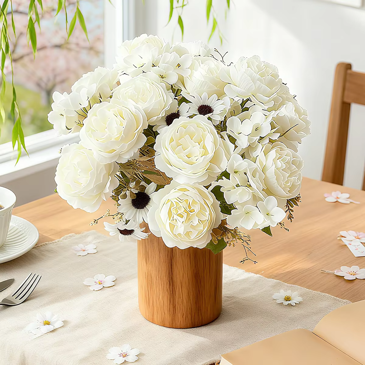 Fleur artificielle Soie Persan Pivoine Jardin En Plein Air festival De Mariage nuptiale bouquet Accueil vase Table BRICOLAGE cadeau boîte scrapbook Décor