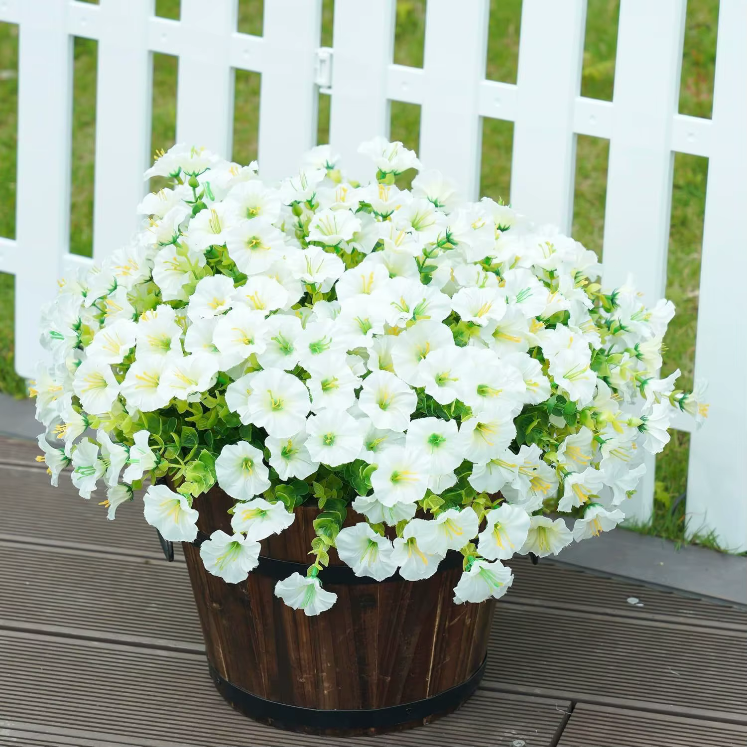 Guirlande de fleurs artificielles Morning Glory pour mariage