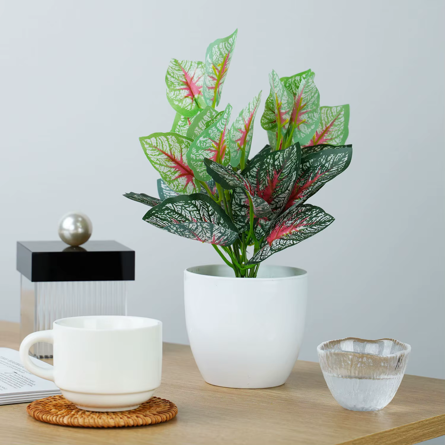 Plantes vertes artificielles bonsaï