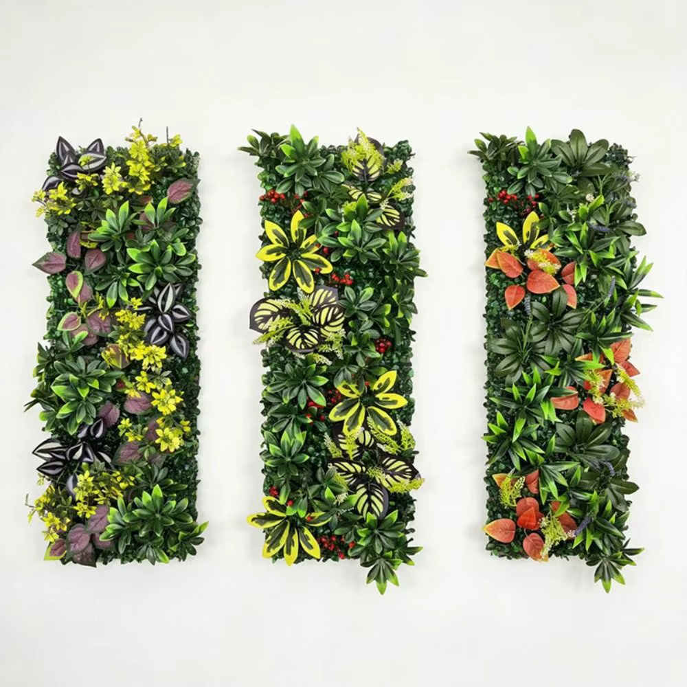 Panneau mural végétal artificiel DIY