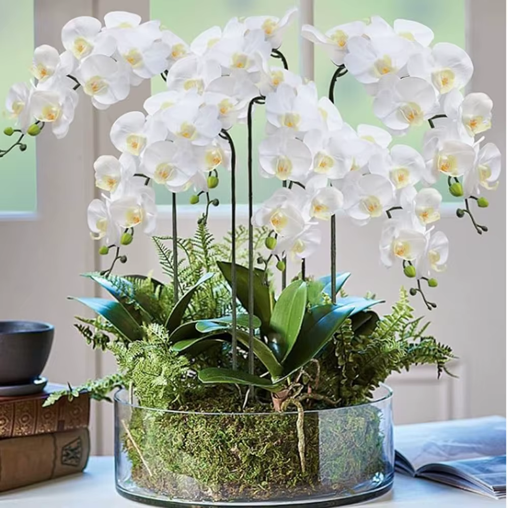 Branches de fleurs artificielles de Phalaenopsis