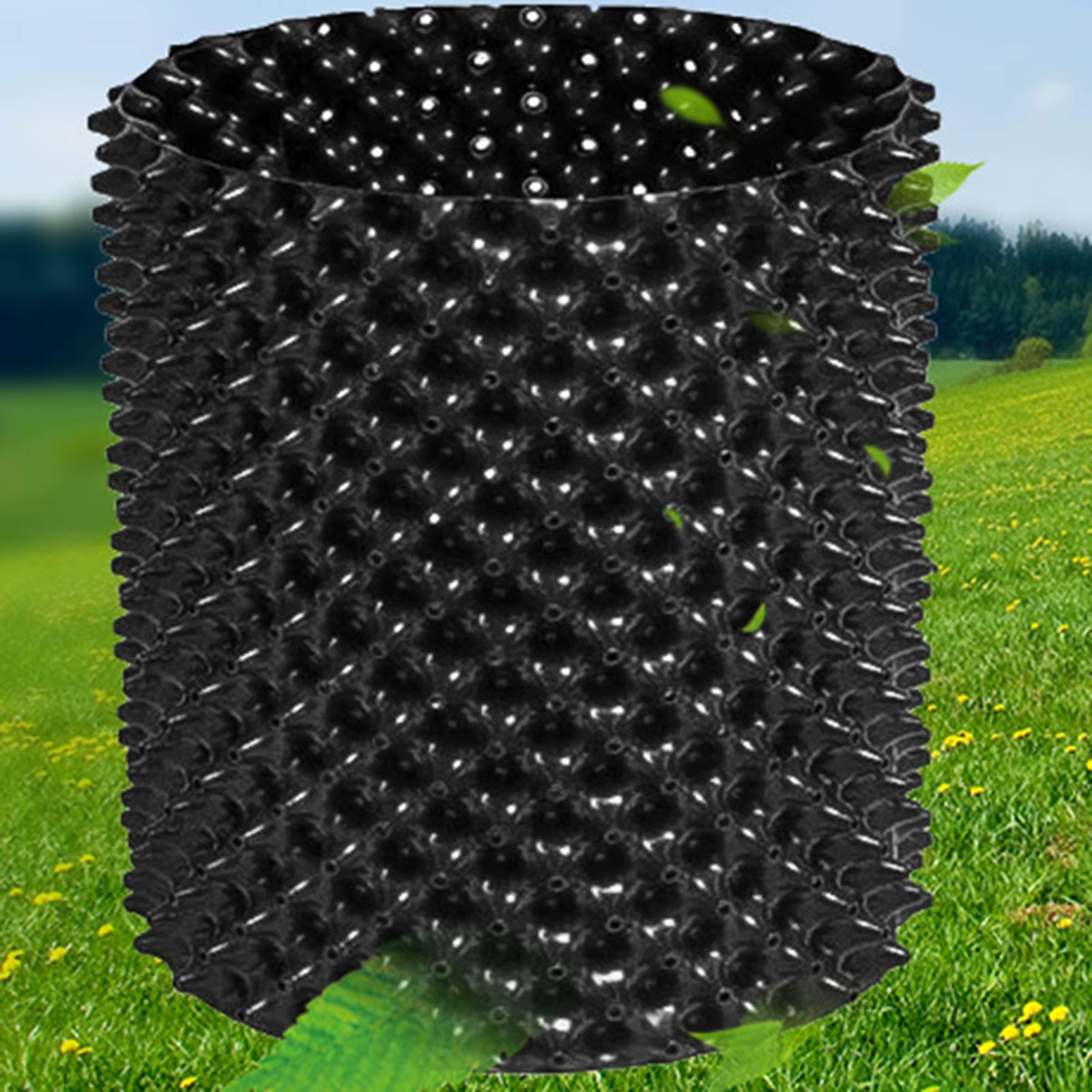 Pot de racine d'air de fleur en PVC
