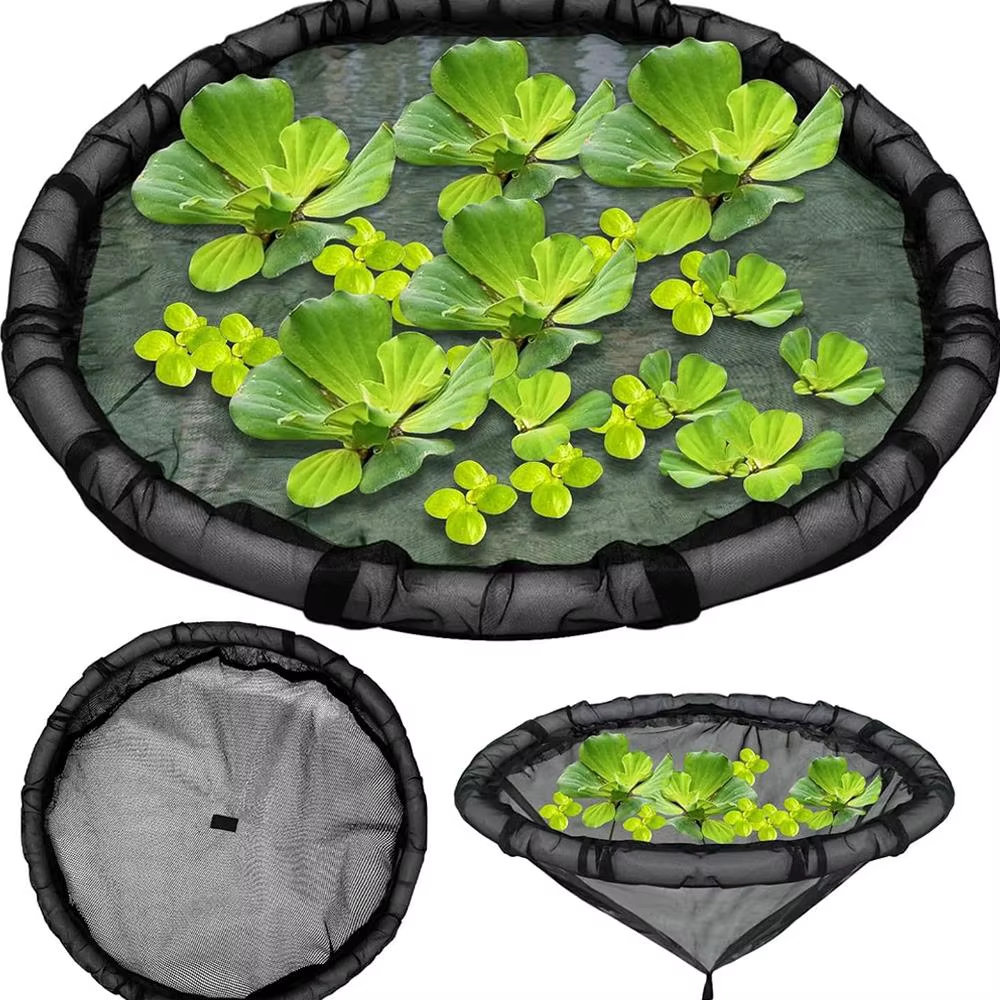 Barrière flottante pour poissons, 1 paquet, protection des plantes d'île flottante, barrière ronde pour poissons, filet de Protection pour étang pour plantes flottantes