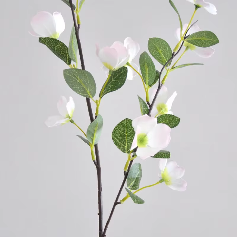 Fleur artificielle en bois de rose de 104CM