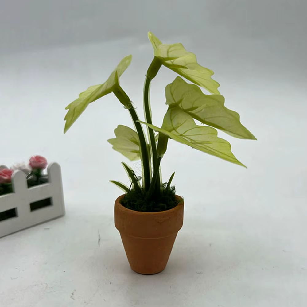 Plante miniature pour maison de poupée 1:12