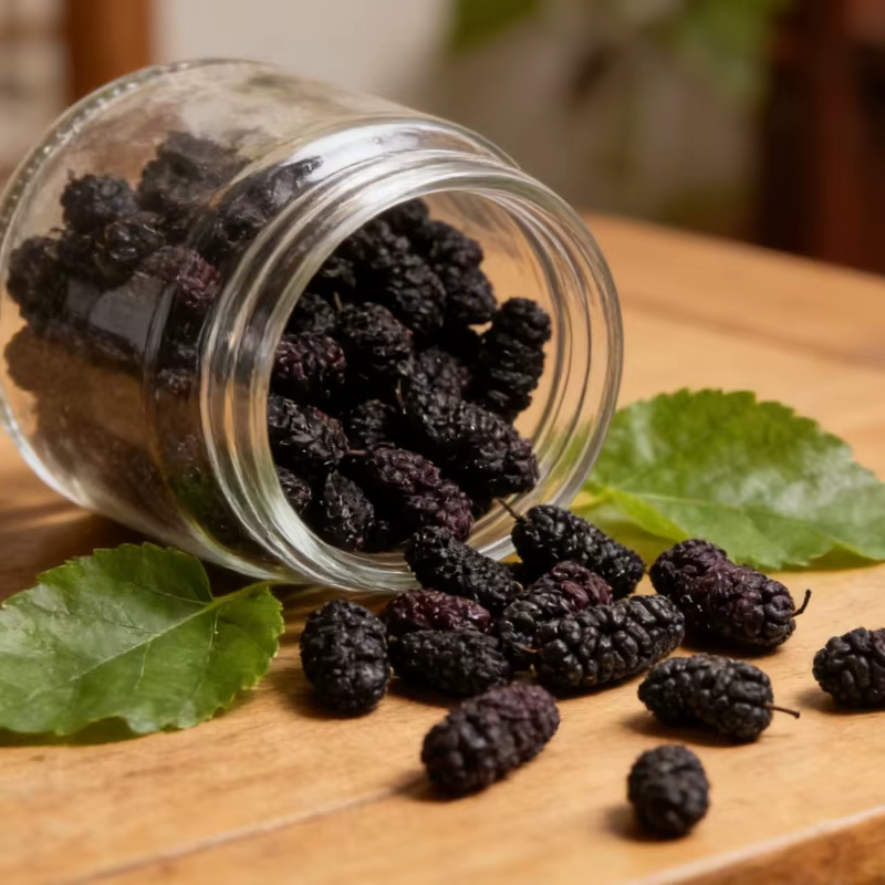 100g-200g Mûres naturels en vrac pour la décoration DIY