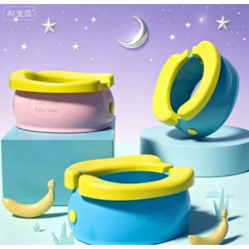 Pot de toilette portable pliable pour bébé, urinoir Squatty Potty pour enfants, siège de toilette pliable pour l'apprentissage de la propreté des enfants en voyage