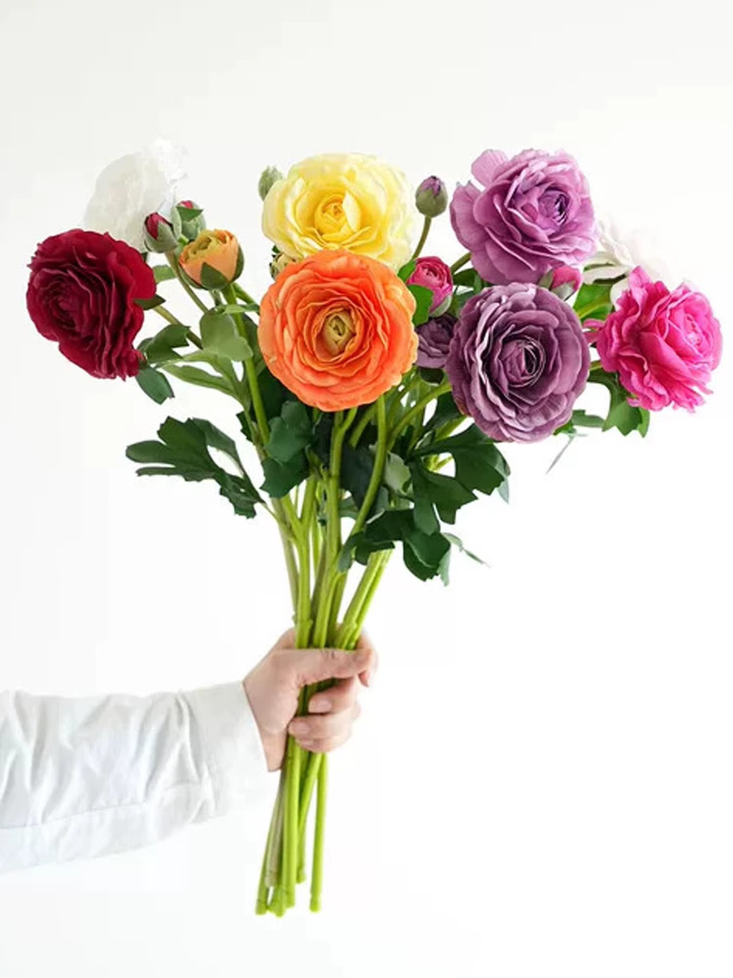 Fleurs artificielles de ranunculus